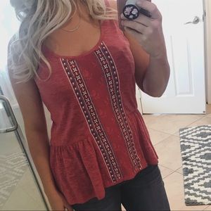 Embroidered Tank